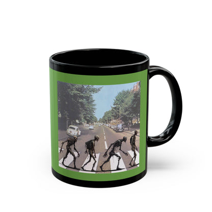 2-sided, Scabby Road Green Mug by CreepyCrafts.boo