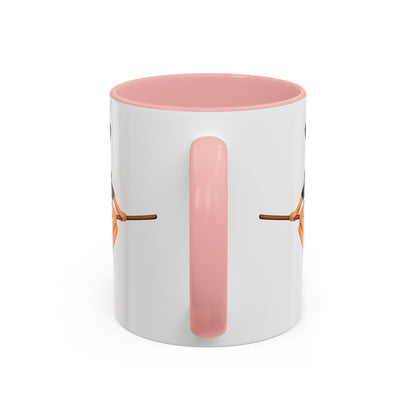 Hazel Hex White Accent Mug by CreepyCrafts.boo