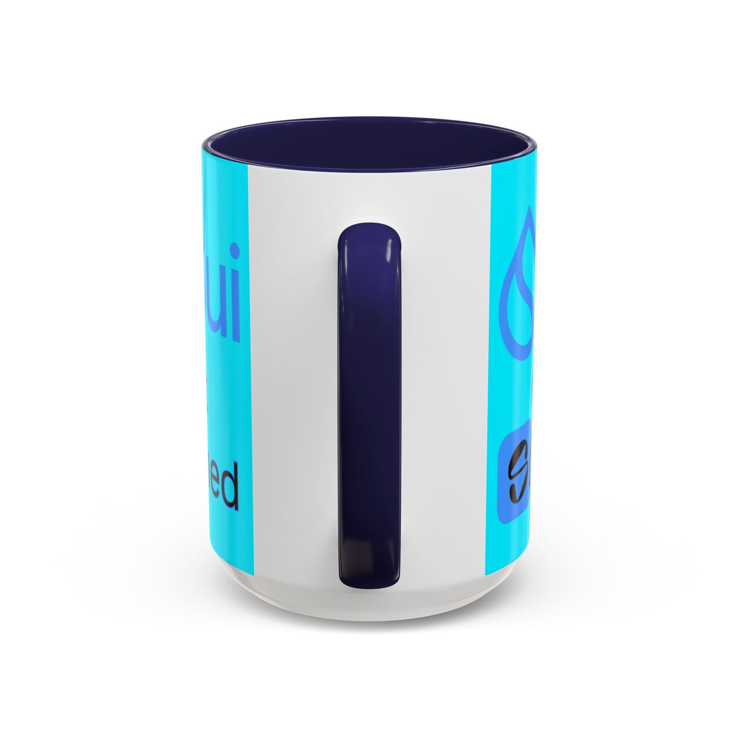 Sui: Get Slushed Light Blue Accent Mug by cypherpunkgear.com