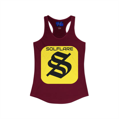 SolflareLogo Women's Racerback Tank Top by cypherpunkgear.com