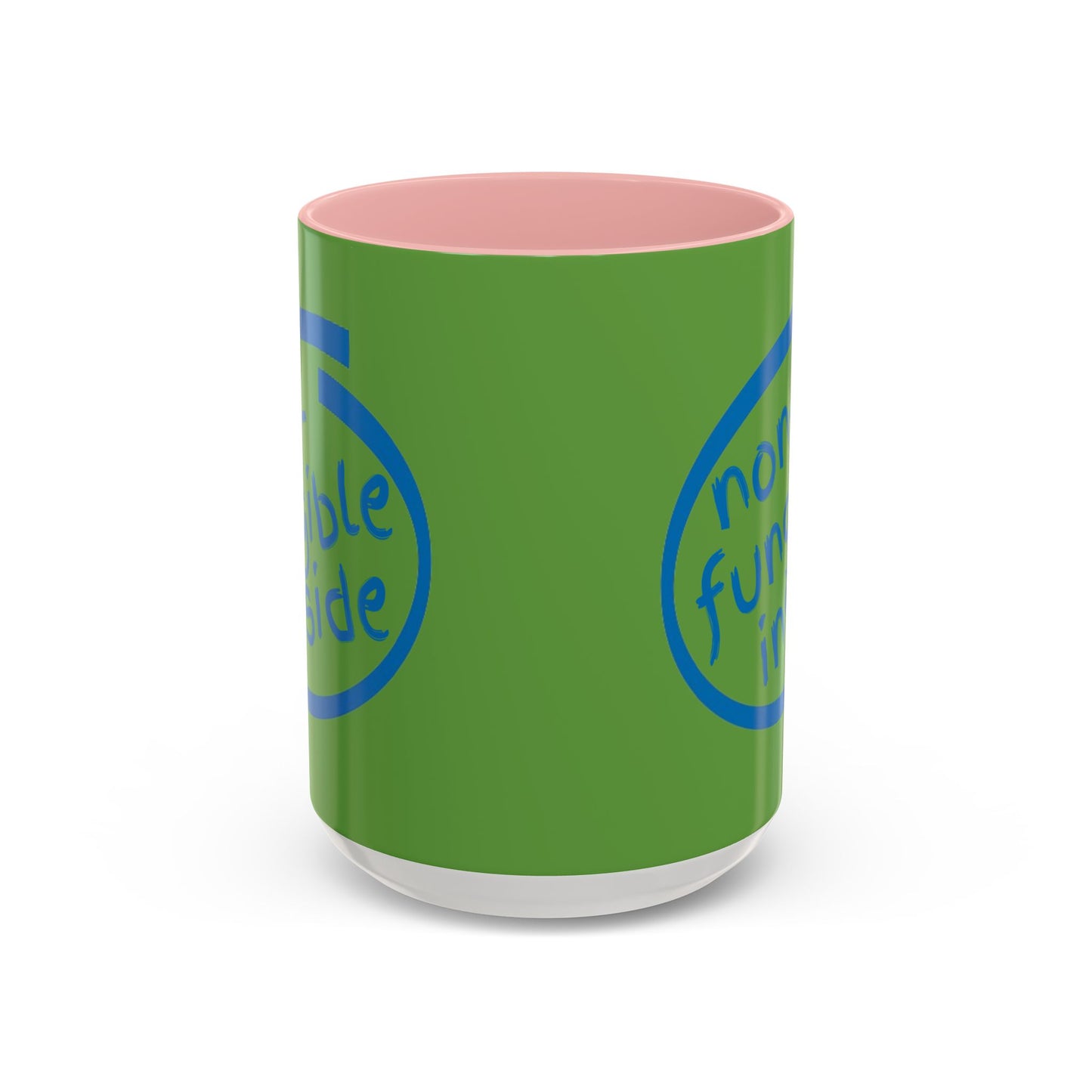 Non-Fungible Inside Green Accent Mug by cypherpunkgear.com