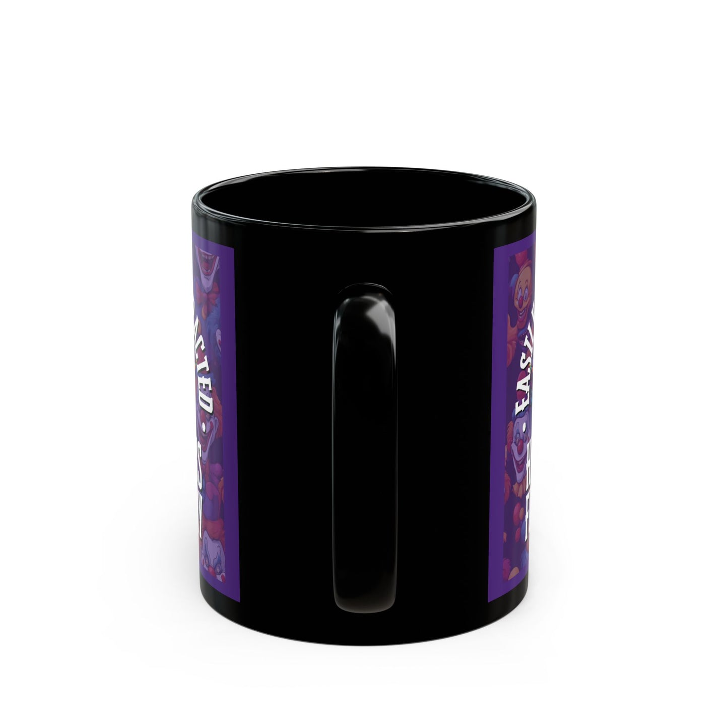 Easily Distracted by Heinous Fuckery Little Jincs Purple Mug by cypherpunkgear.com
