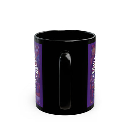 Easily Distracted by Heinous Fuckery Little Jincs Purple Mug by cypherpunkgear.com