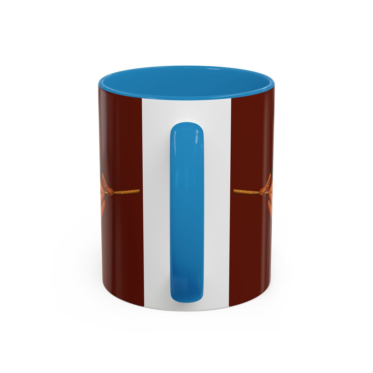 Velvet Vex Brown Accent Mug by CreepyCrafts.boo