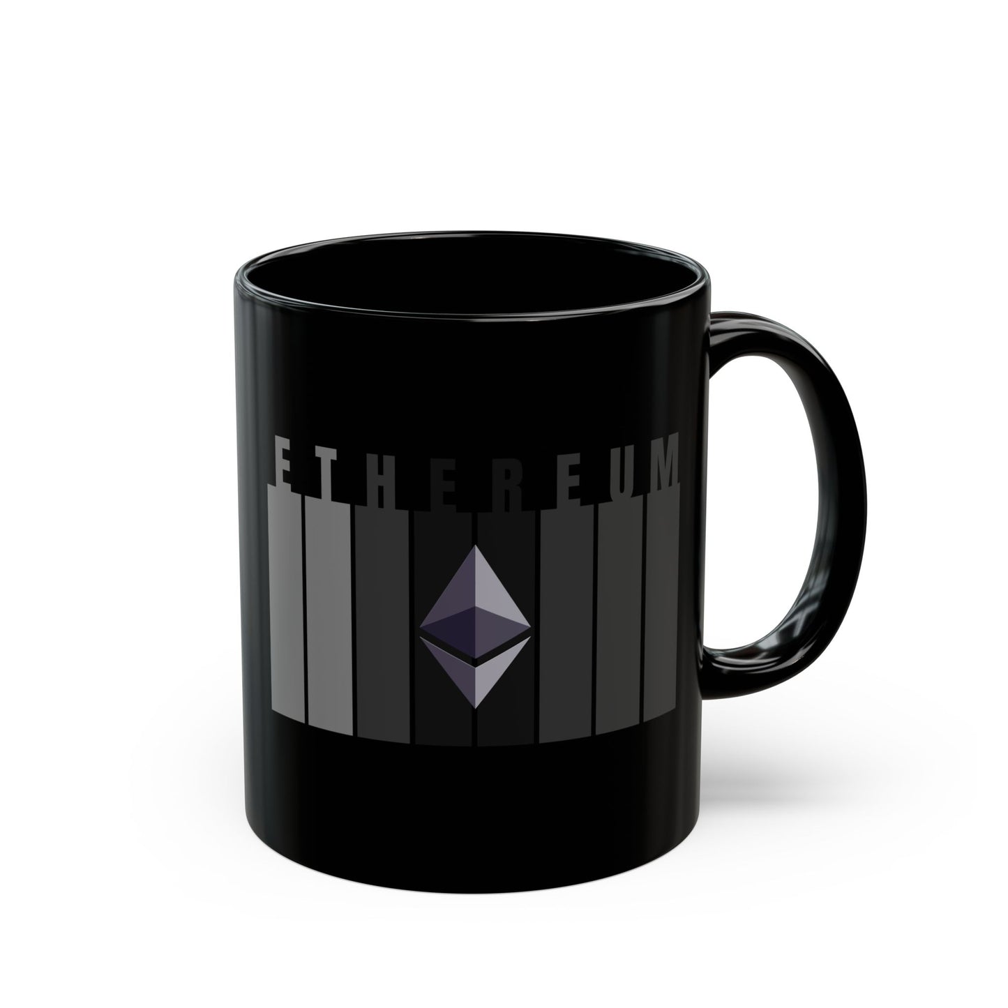Ethereum (ETH) Black Mug by cypherpunkgear.com