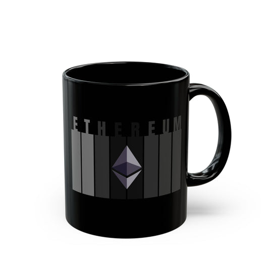 Ethereum (ETH) Black Mug by cypherpunkgear.com