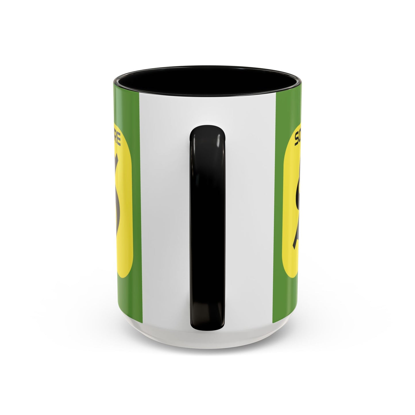 SolflareLogo Green Accent Mug by cypherpunkgear.com