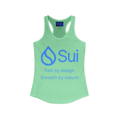 SUI Women's Racerback Tank Top by cypherpunkgear.com