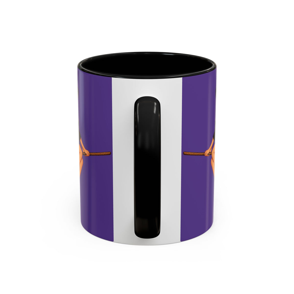 Hazel Hex Purple Accent Mug by CreepyCrafts.boo