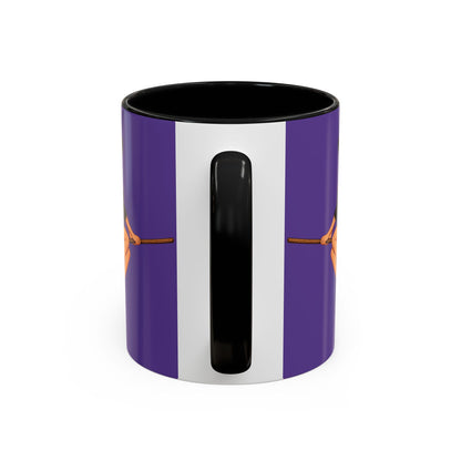 Hazel Hex Purple Accent Mug by CreepyCrafts.boo