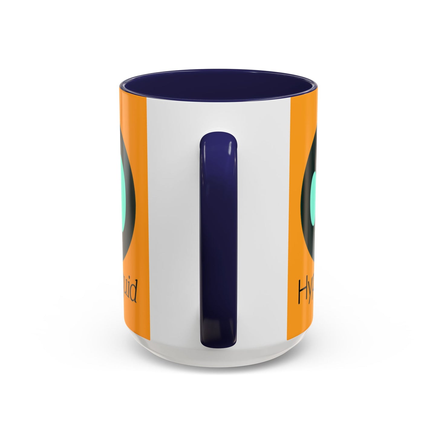 Hyperliquid Black font Orange Accent Mug by cypherpunkgear.com