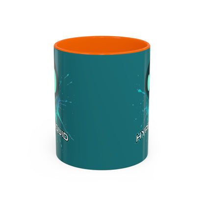 HYPE Drip Hyperliquid Accent Mug by cypherpunkgear.com