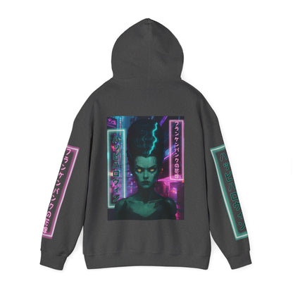 Bride of Frankenpunk Hoodie Unisex Hooded Sweatshirt by CreepyCrafts.boo