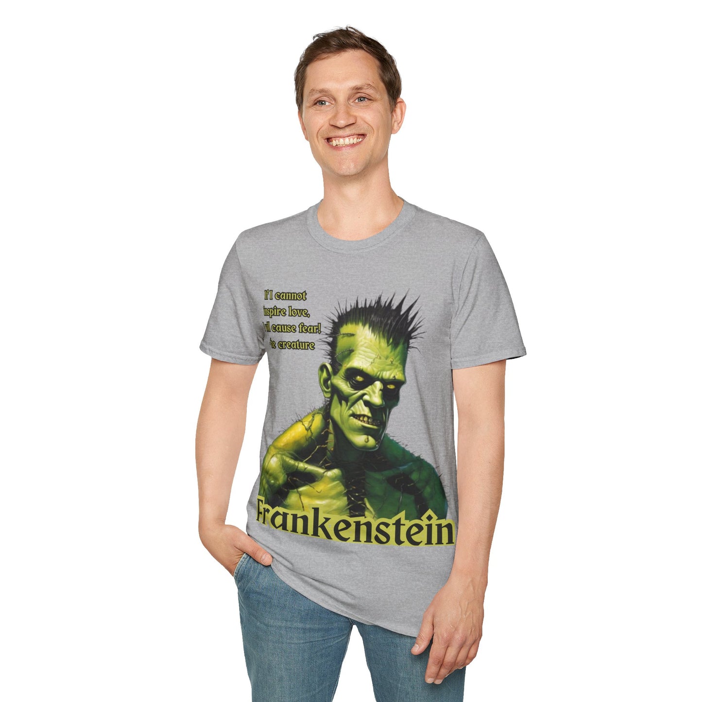 Frankenstein's Creature LTcolors Unisex T-Shirt by cypherpunkgear