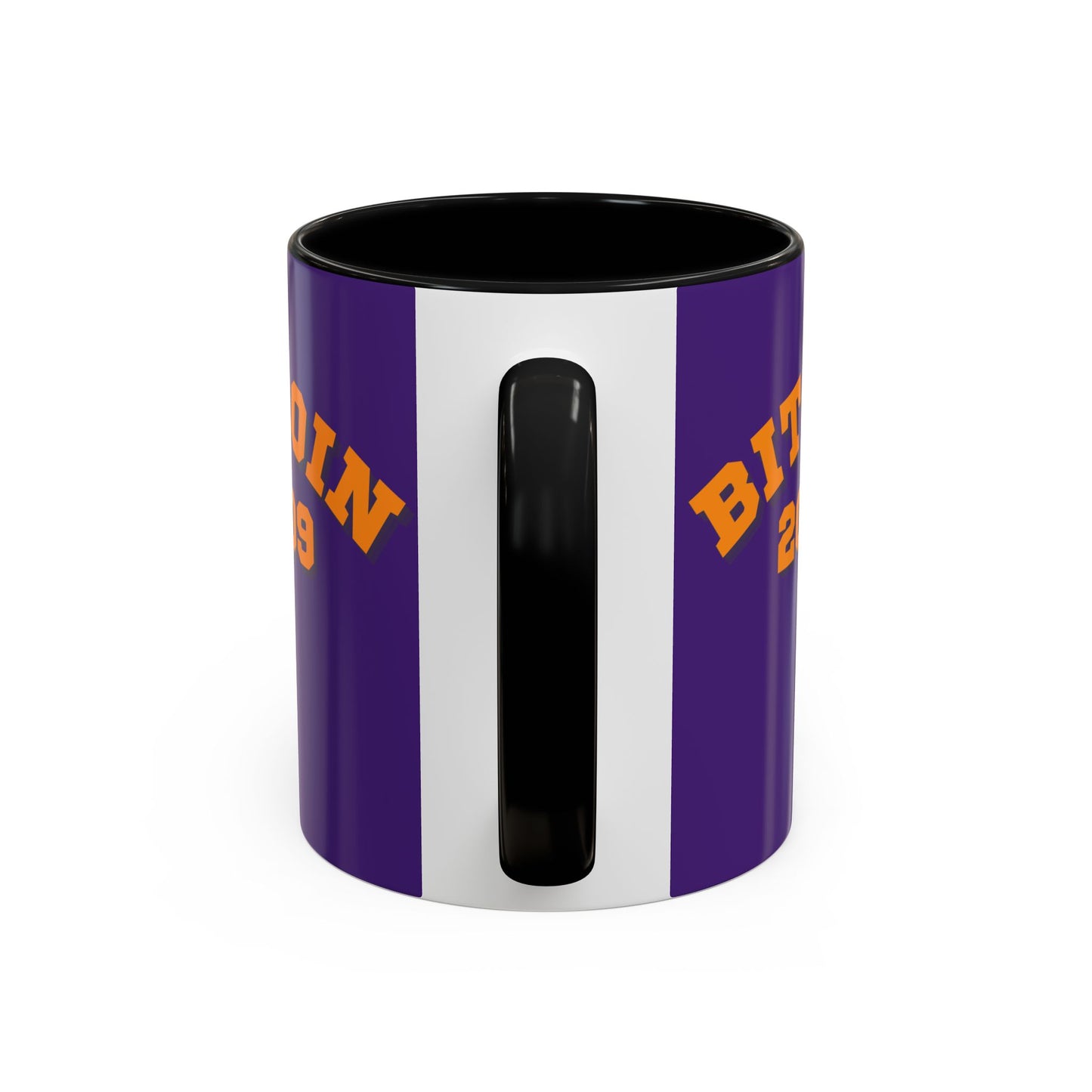 Bitcoin 2009 Dark Purple Accent Mug by cypherpunkgear.com