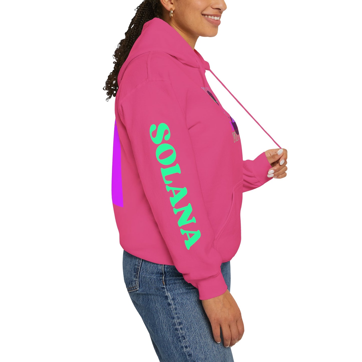 ¡Libertad Solana por cypherpunkgear! Sudadera con capucha unisex Heavy Blend™
