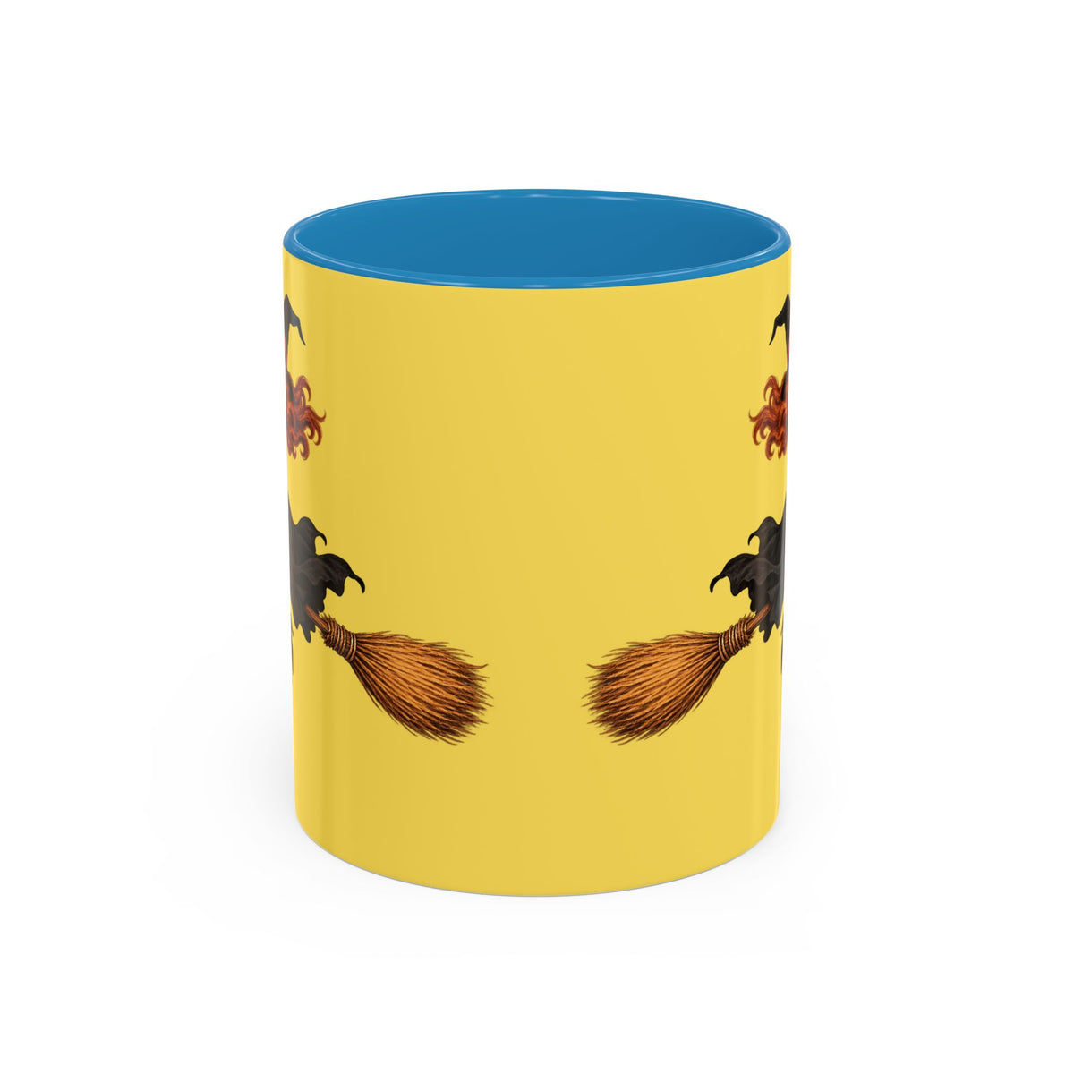 Hazel Hex Yellow Accent Mug by CreepyCrafts.boo