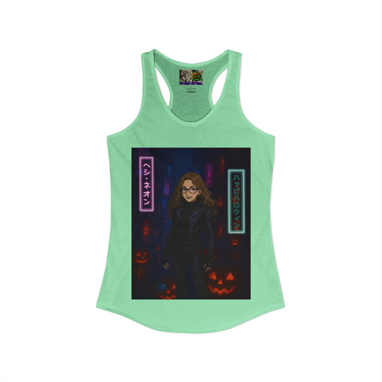 Hethyr Neon Women's Racerback Tank Top by CreepyCrafts.boo