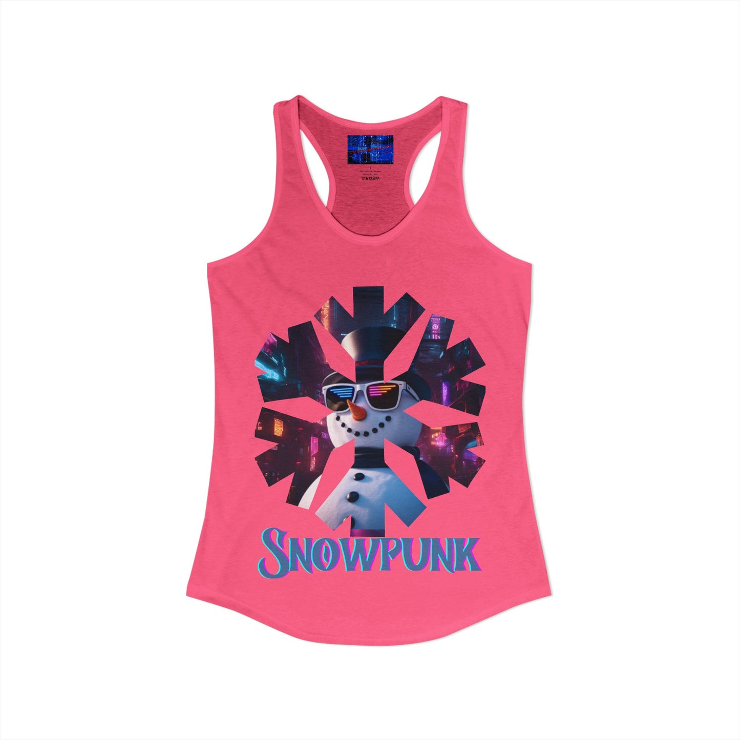 Snowpunk Women's Racerback Tank Top by cypherpunkgear.com