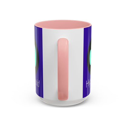 Hyperliquid White font Dark Purple Accent Mug by cypherpunkgear.com