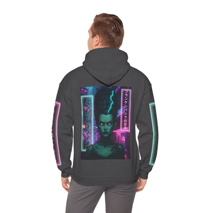 Bride of Frankenpunk Hoodie Unisex Hooded Sweatshirt by CreepyCrafts.boo