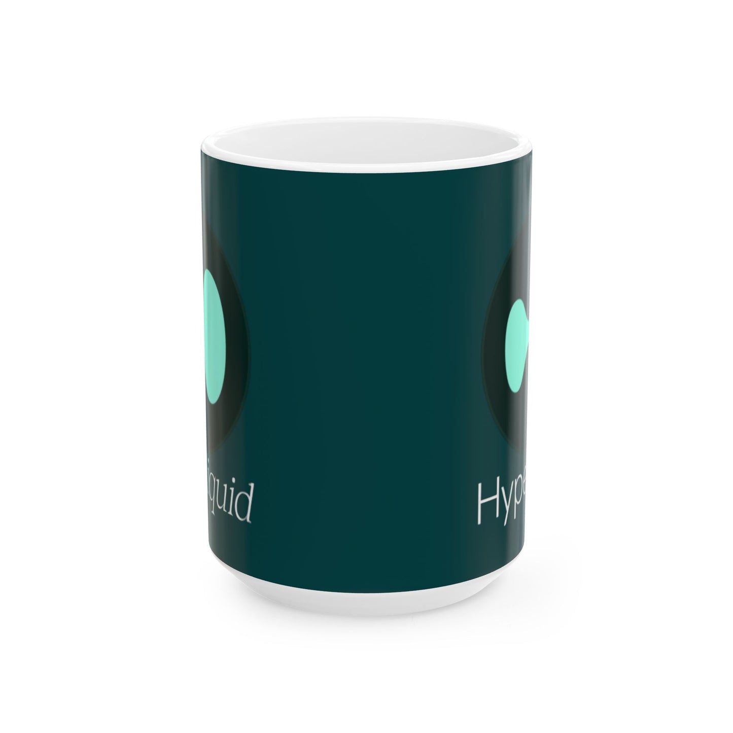 Hyperliquid White font Dark Hyperliquid Mug by cypherpunkgear.com