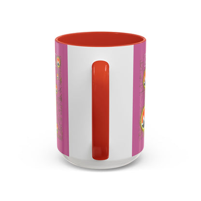 Monero (XMR) don't assume your freedoms are assured Pink Accent Mug by cypherpunkgear.com