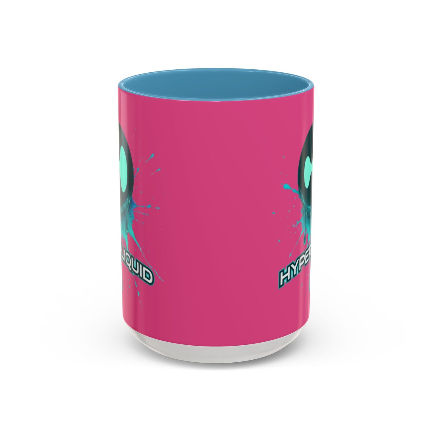 HYPE Drip Pink Accent Mug by cypherpunkgear.com