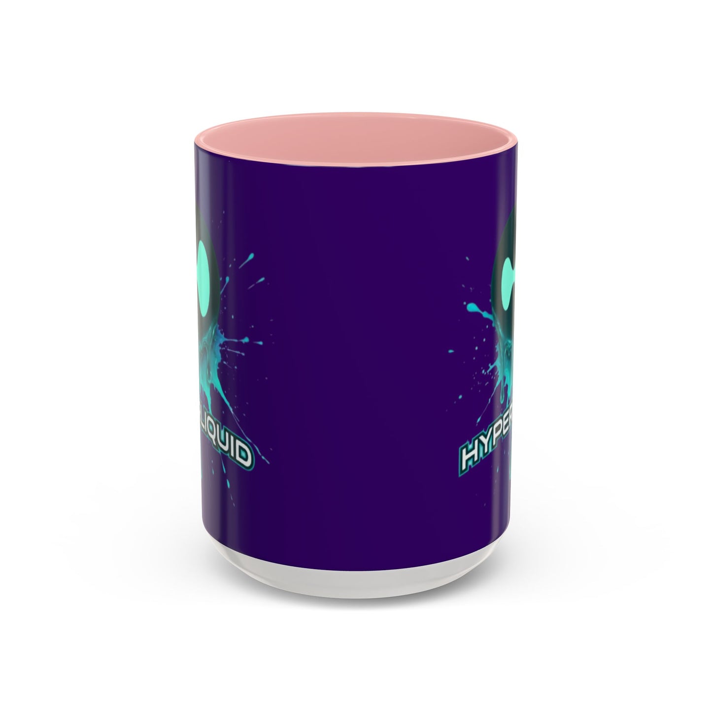 HYPE Drip Dark Purple Accent Mug by cypherpunkgear.com