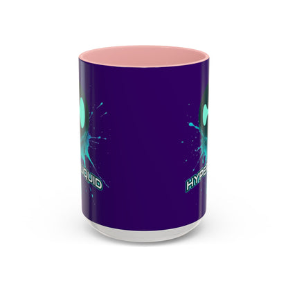 HYPE Drip Dark Purple Accent Mug by cypherpunkgear.com