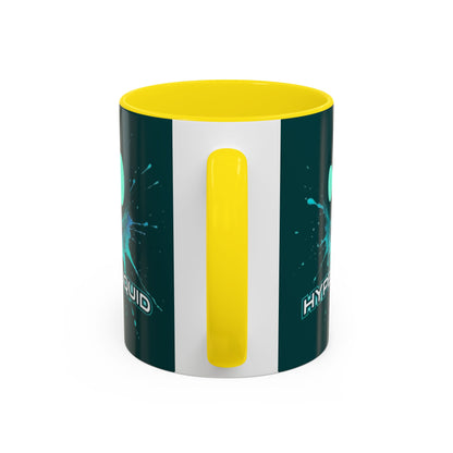 HYPE Drip Dark Hyperliquid Accent Mug by cypherpunkgear.com
