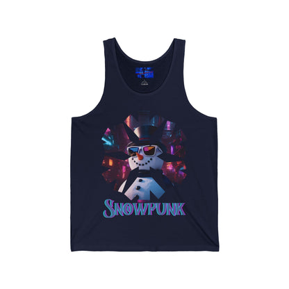 Snowpunk Unisex Jersey Tank Top by cypherpunkgear