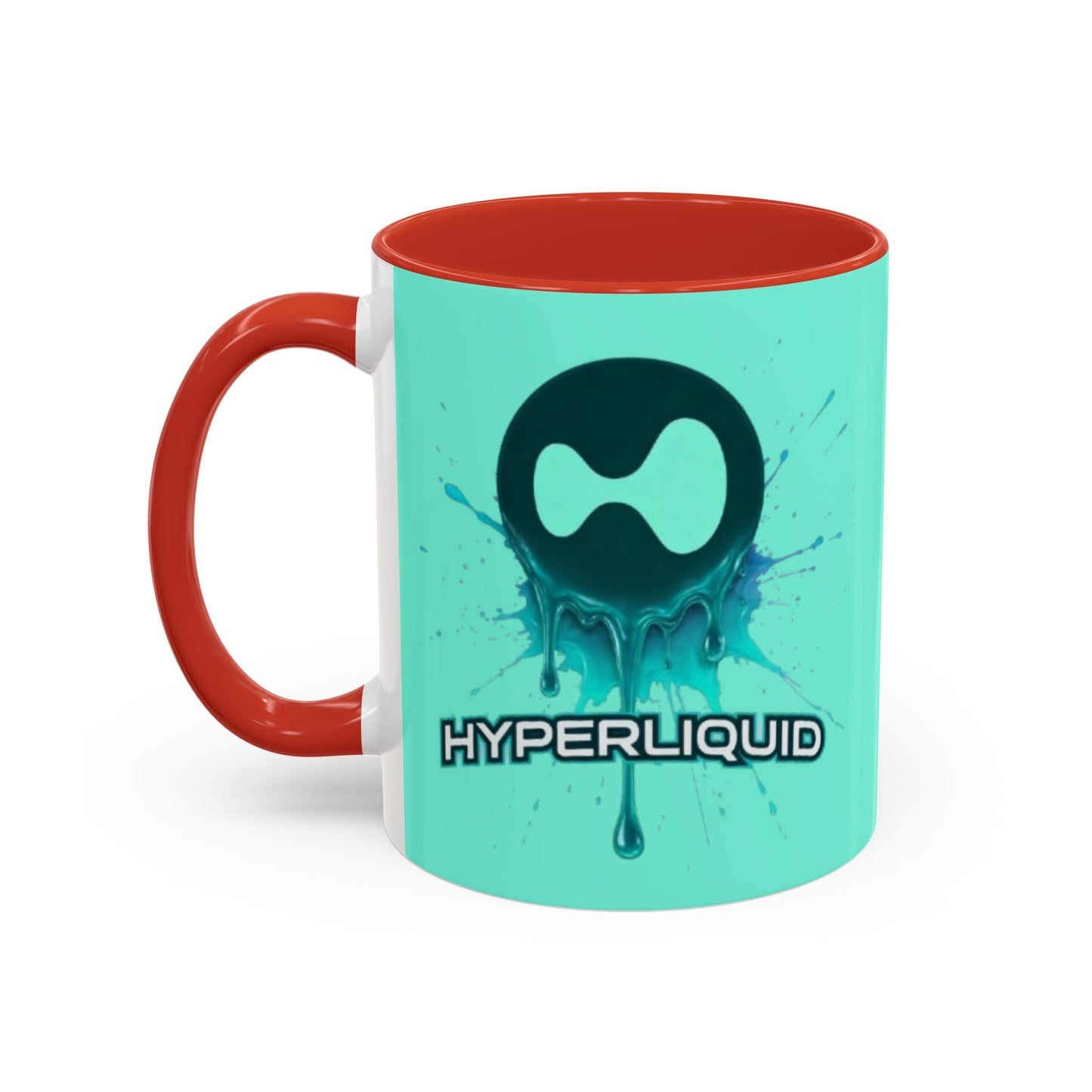 HYPE Drip Light Hyperliquid Accent Mug by cypherpunkgear.com