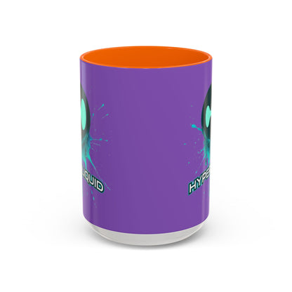 HYPE Drip Light Purple Accent Mug by cypherpunkgear.com