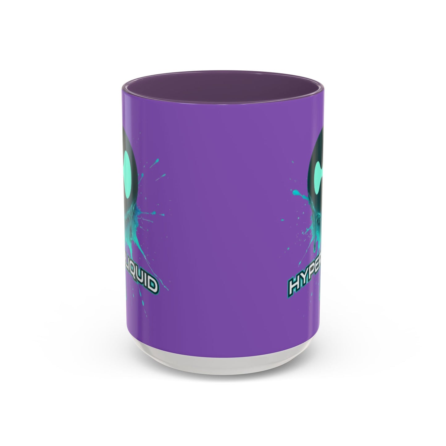 HYPE Drip Light Purple Accent Mug by cypherpunkgear.com