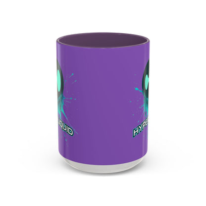 HYPE Drip Light Purple Accent Mug by cypherpunkgear.com