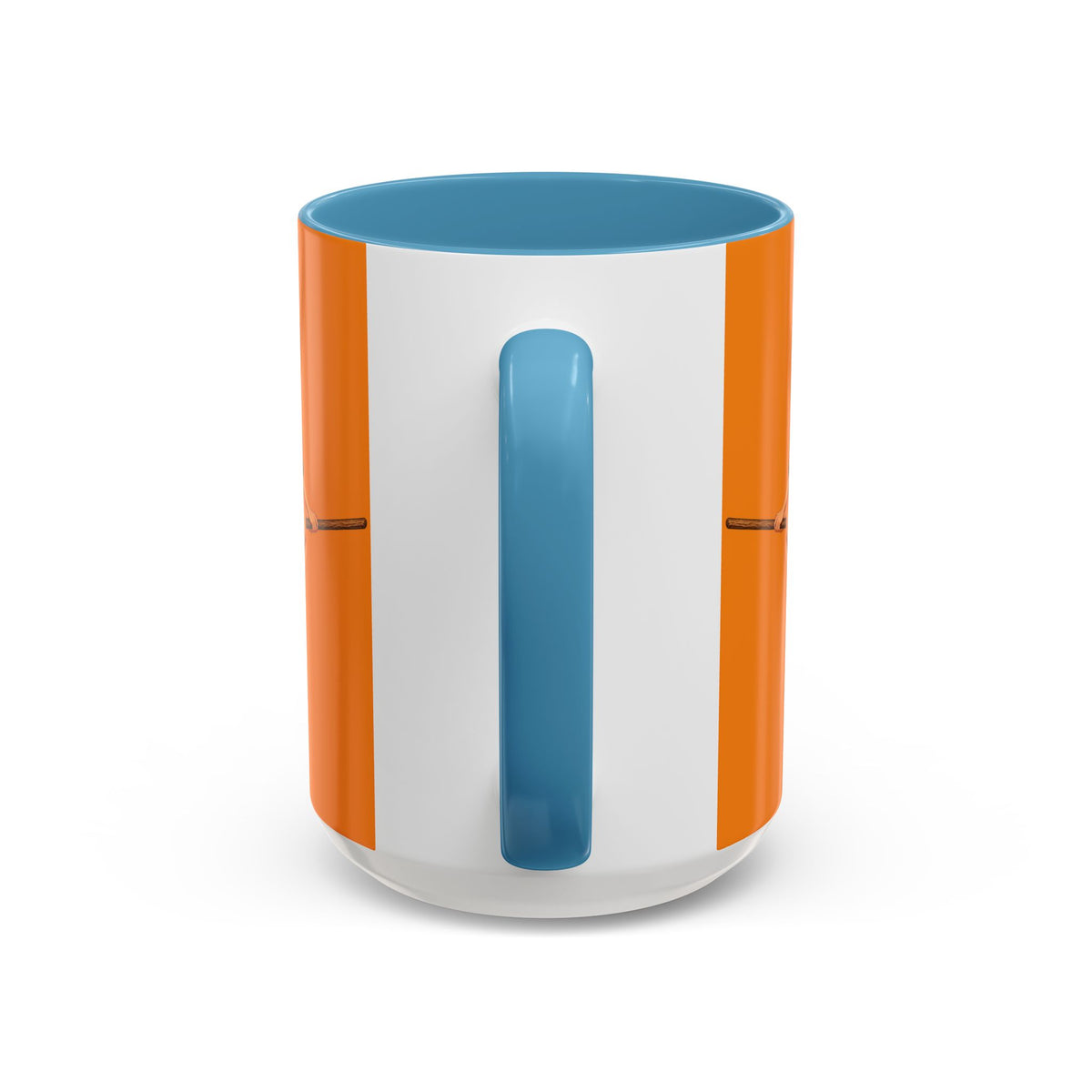 Hazel Hex Orange Accent Mug by CreepyCrafts.boo