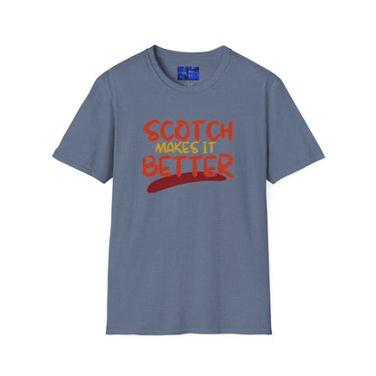 Scotch makes it better Dark colors Unisex T-Shirt by cypherpunkgear.com