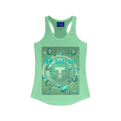 Tether Women's Racerback Tank Top by cypherpunkgear.com
