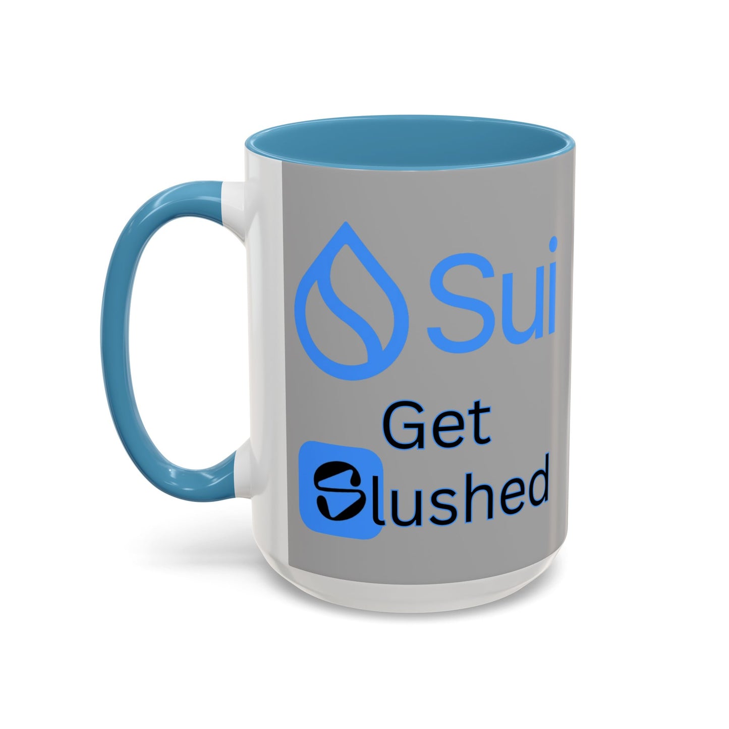 Sui: Get Slushed Grey Accent Mug by cypherpunkgear.com