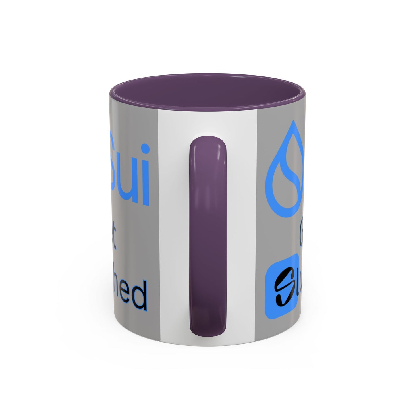 Sui: Get Slushed Grey Accent Mug by cypherpunkgear.com