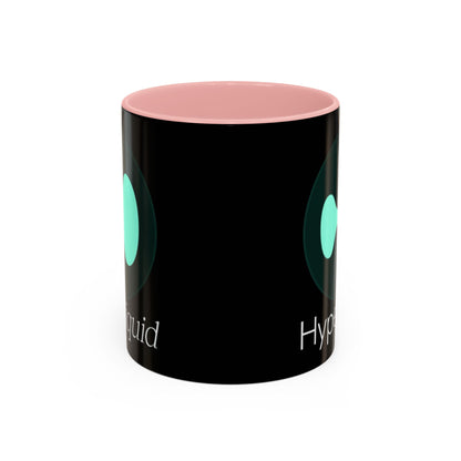 Hyperliquid White font Black Accent Mug by cypherpunkgear.com