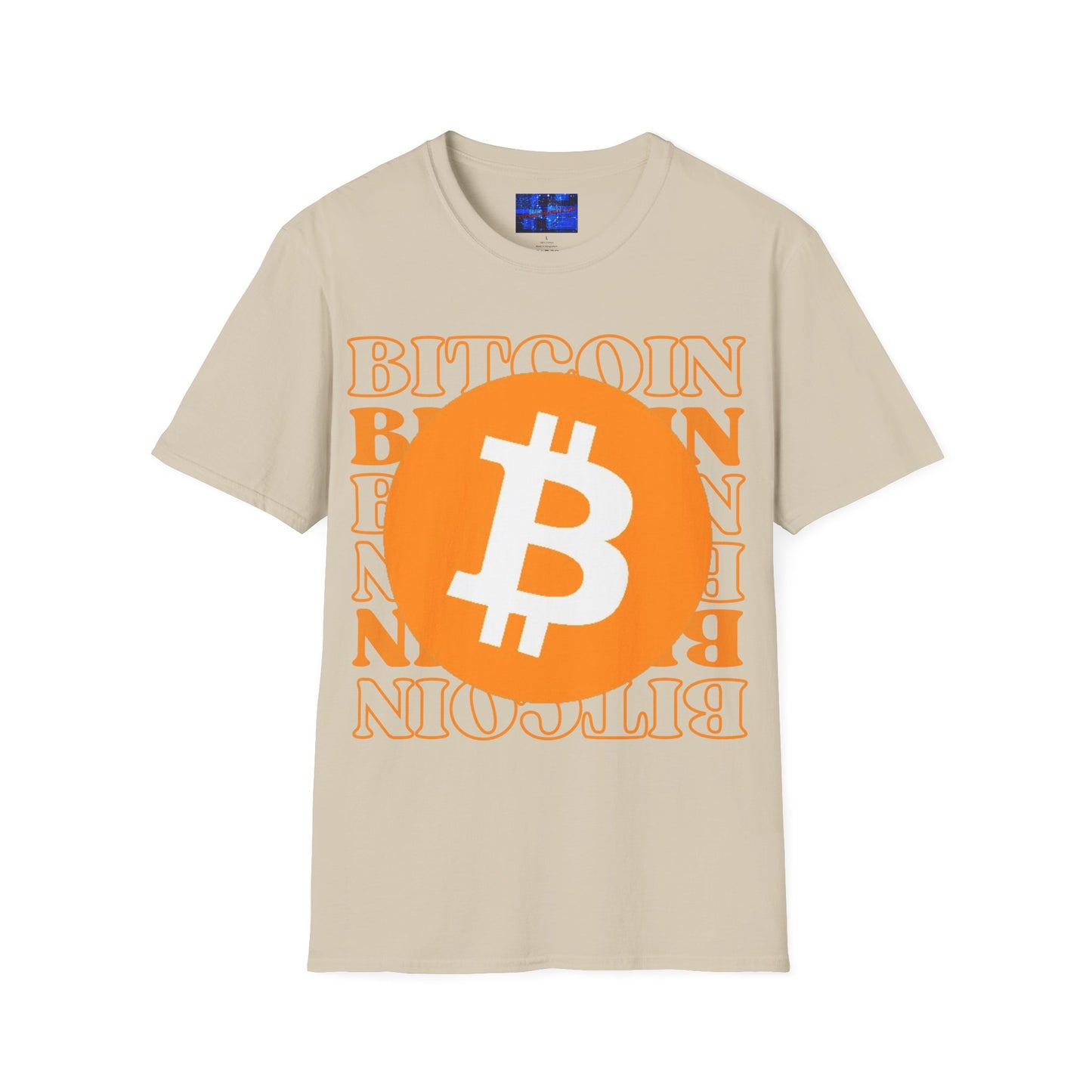Bitcoin Bitcoin Bitcoin (BTC) Light colors Unisex T-Shirt by cypherpunkgear.com