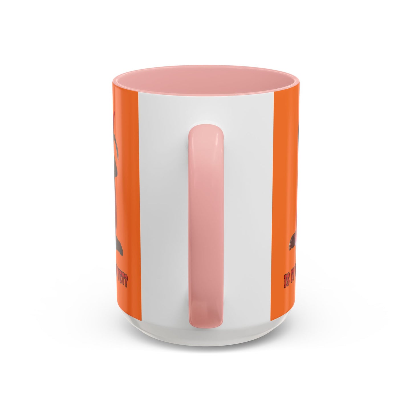 Is it Halloween yet? Orange Accent Mug by CreepyCrafts.boo