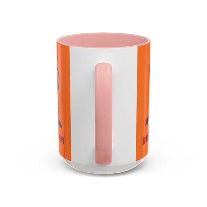 Is it Halloween yet? Orange Accent Mug by CreepyCrafts.boo