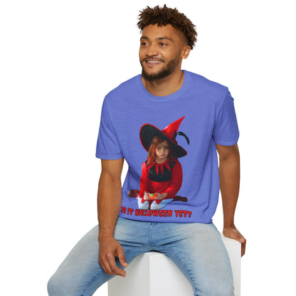 Is it Halloween yet? LTcolors Unisex T-Shirt by CreepyCrafts.boo