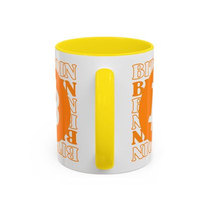 ¡Bitcoin! ¡Bitcoin! ¡Bitcoin por cypherpunkgear! Taza de café decorativa (11, 15 oz) 