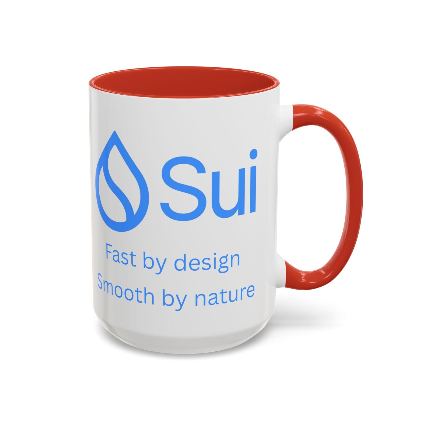 SUI White Accent Mug by cypherpunkgear.com