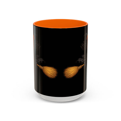 Velvet Vex Black Accent Mug by CreepyCrafts.boo