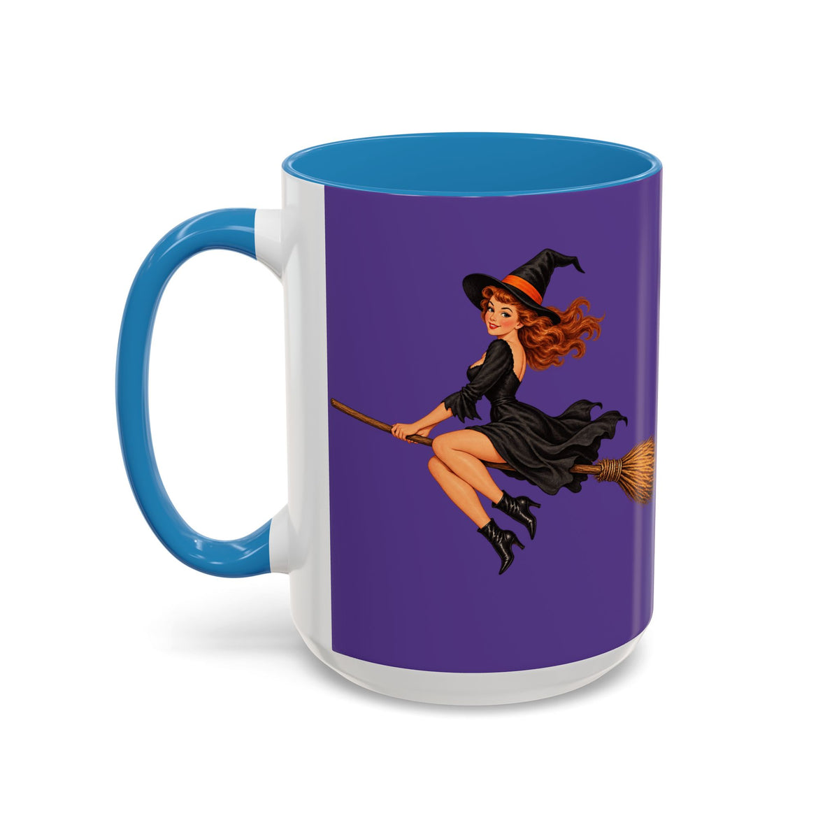 Hazel Hex Purple Accent Mug by CreepyCrafts.boo